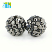 New Arrival Jewelry Shamballa Crystal Rhinestone Beads for Necklace Size 4mm-18mm , IB00118 - Silver Hemtatie